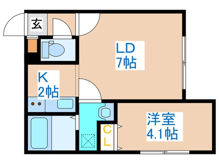 フロンティアの物件間取画像