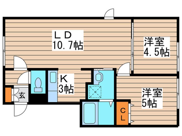 ＥＭＩＮＥＮＣＥ美園８５の物件間取画像