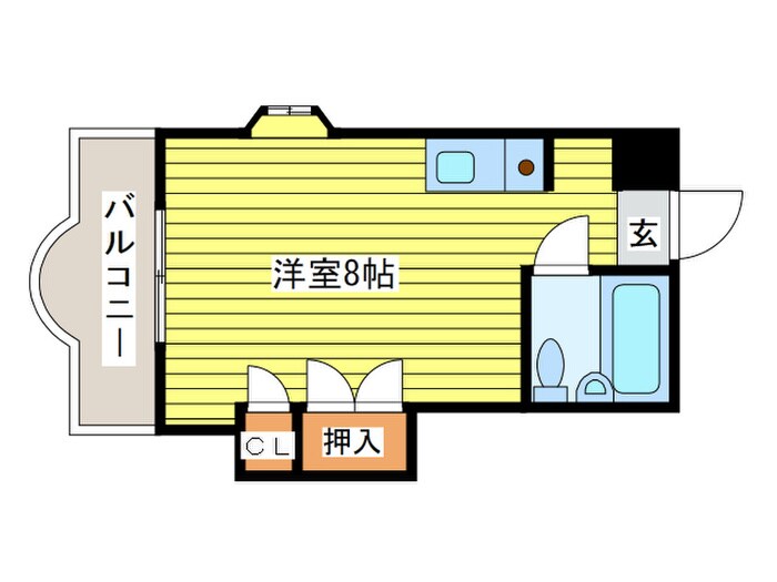 シティハイムＩの物件間取画像