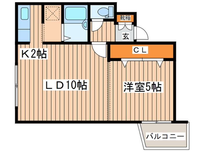 ハウスオブリザ平岸７番館の物件間取画像