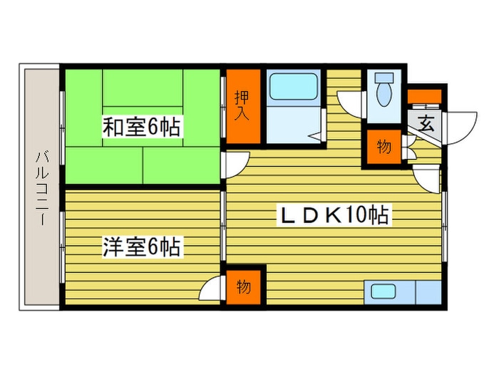 メゾン16条の物件間取画像