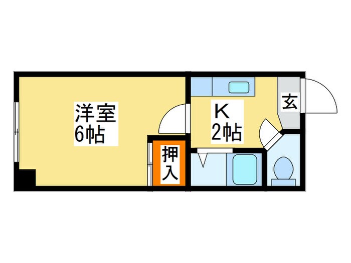 トウリョウ南５条ビルの物件間取画像