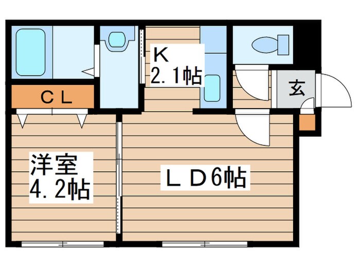 ガレリア美園の物件間取画像