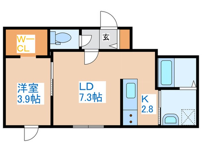 Riviere手稲Avanceの物件間取画像