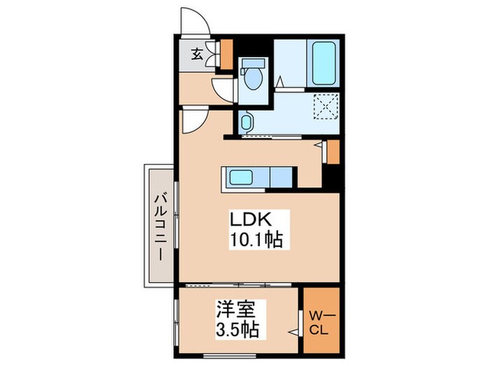 casaAT月寒中央の物件間取画像