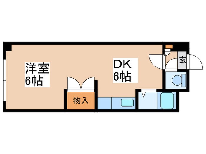 アビアシオン弐番館の物件間取画像