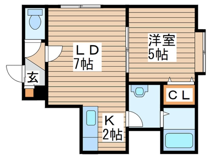 プランドールの物件間取画像