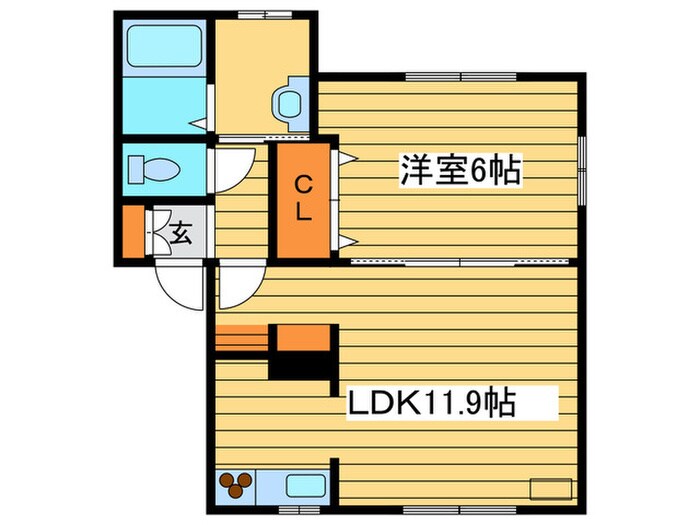 サン・ノ－ブルの物件間取画像