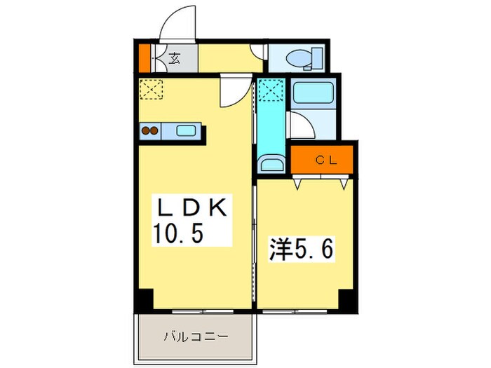 ゾネ医大キャンパス前の物件間取画像