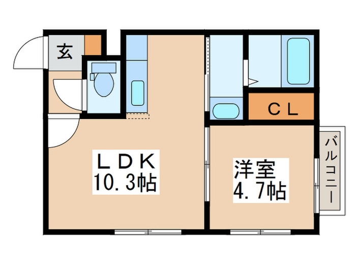 グランディール元町の物件間取画像