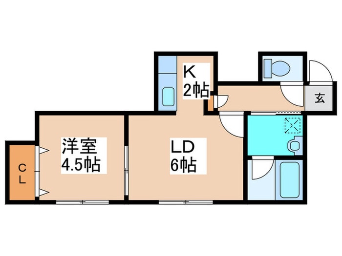 シャングリラ美園の物件間取画像