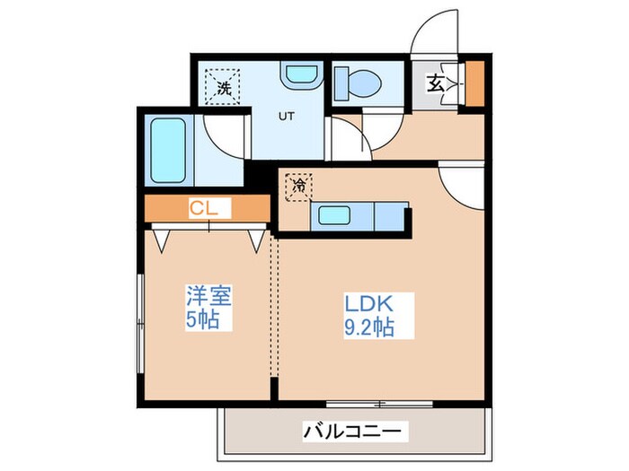 パルティーレ平岸の物件間取画像