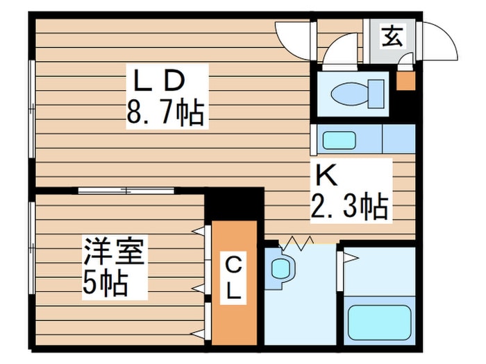 ルミエ－ル月寒東５７の物件間取画像