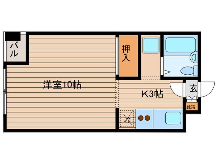 ｻﾝﾌﾞﾘｯﾁﾞﾋﾞﾙ・ﾏﾝｼｮﾝ　ﾗ・ﾊﾟﾚｯﾄの物件間取画像