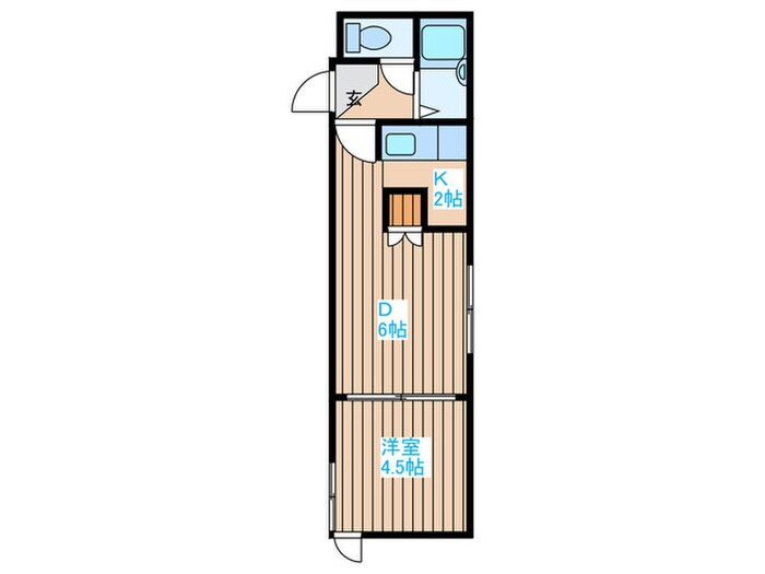 ローヤルハイツ本郷通6の物件間取画像