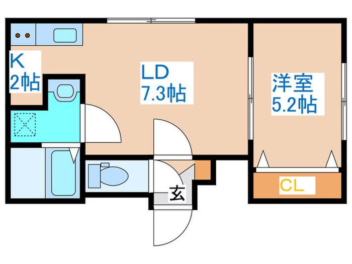 EXOR　Hondoriの物件間取画像