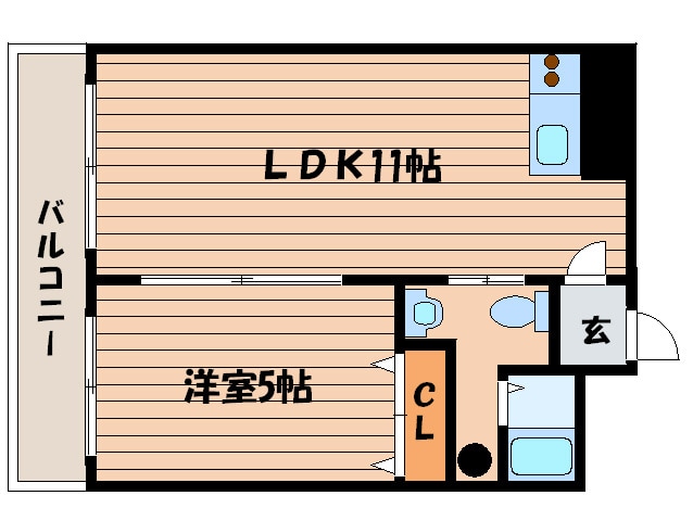 パルムド－ルの物件間取画像