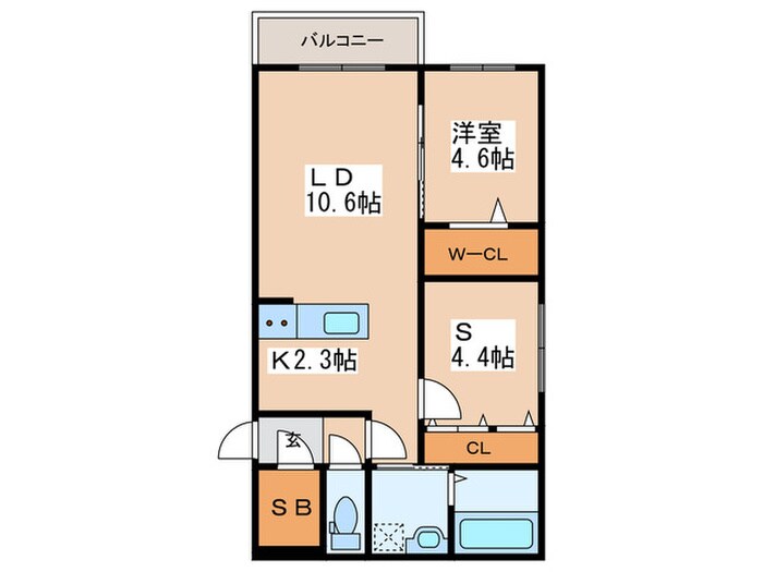 シティレジデンス南9条の物件間取画像