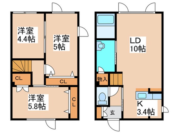 K LITTLEPINEの物件間取画像