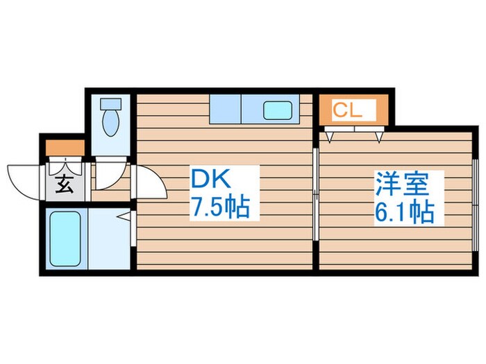 ロ－ズマリ－の物件間取画像