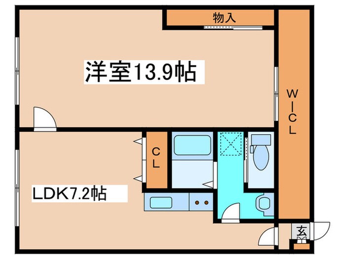 山田コ－ポの物件間取画像