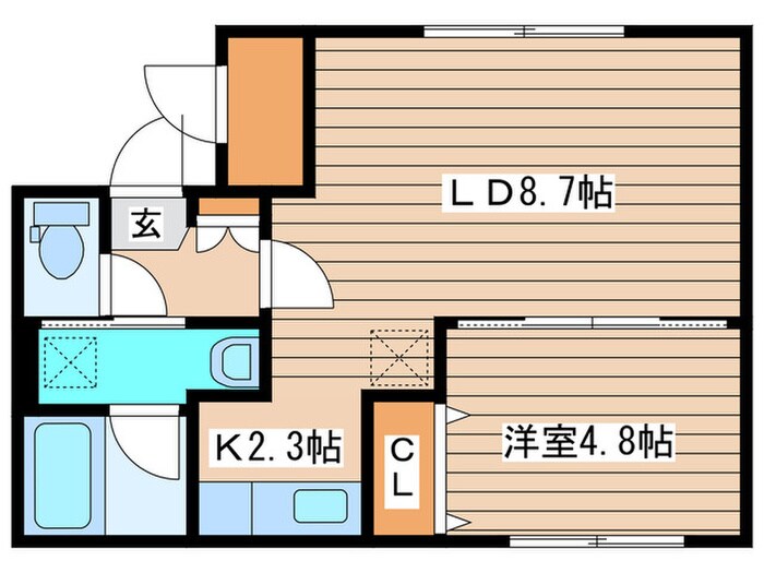 AZULⅢの物件間取画像