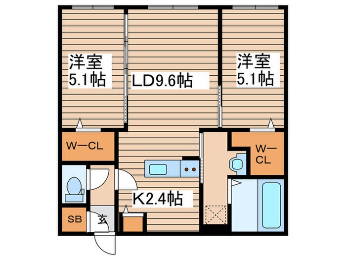 S-RESIDENCE札幌東astrazeの物件間取画像