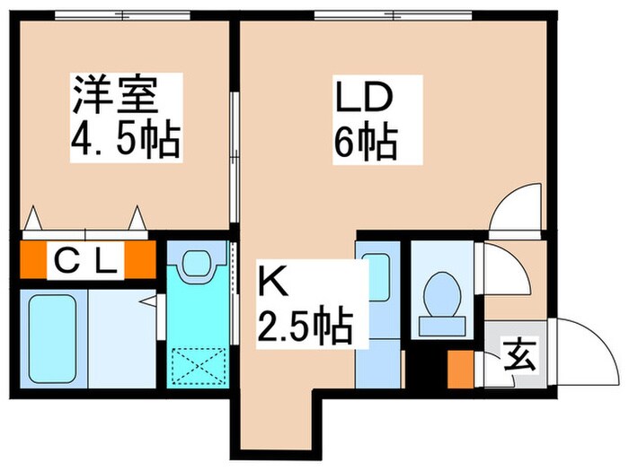 フォ－ユ－美園Ａの物件間取画像