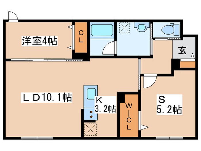 RESIDENCE SHINMEI北円山の物件間取画像