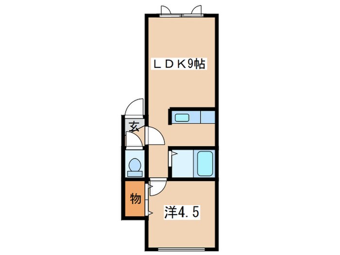 フォレスト栄　弐番館の物件間取画像