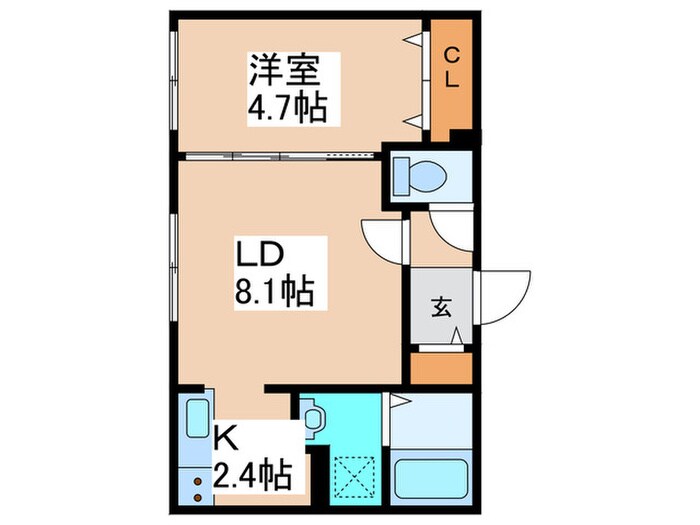 Mフラットの物件間取画像