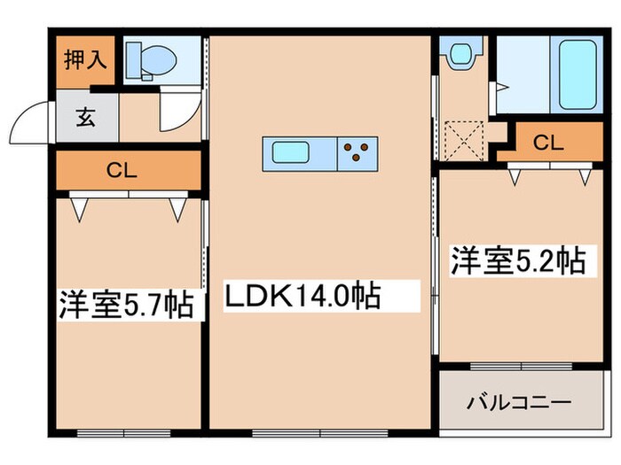 Footon札幌の物件間取画像