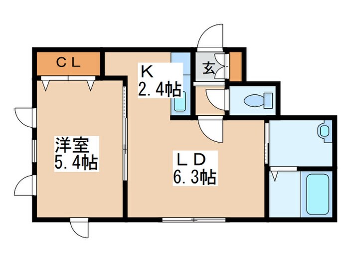 ブリリアントＲの物件間取画像
