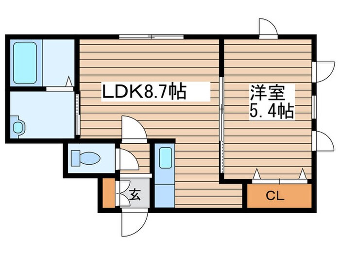 ブリリアントＲの物件間取画像