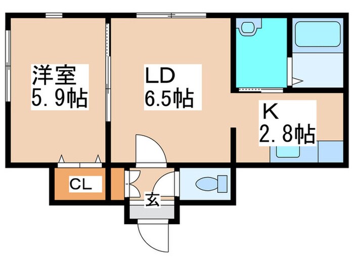 ブリリアントＲの物件間取画像