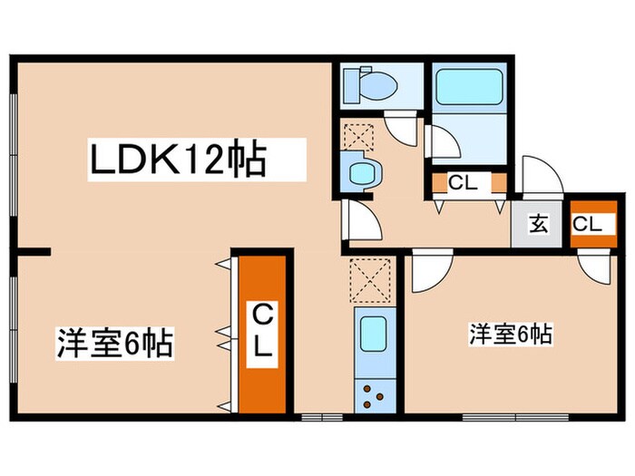 宮の森ロイヤルハイツ（４０１）の物件間取画像