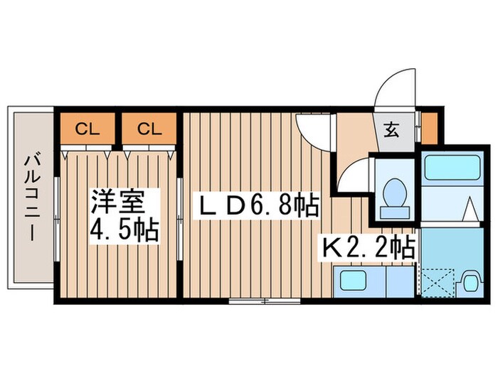 ル－エ北円山の物件間取画像