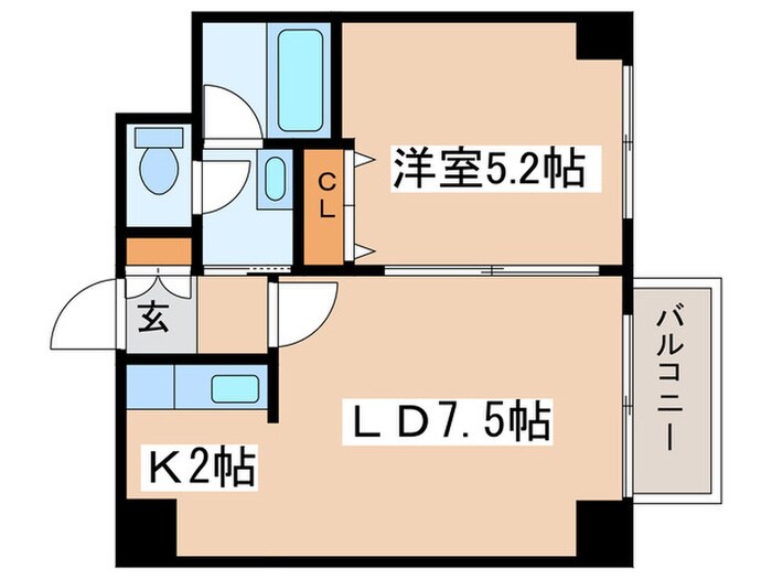 Treasure Court Aの物件間取画像