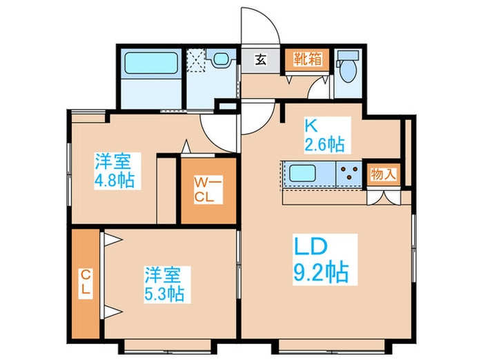 Blissの物件間取画像