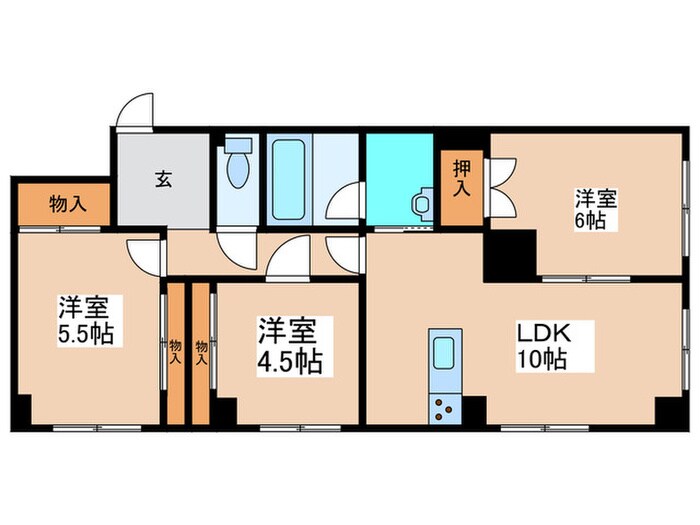 ドリーム美園の物件間取画像