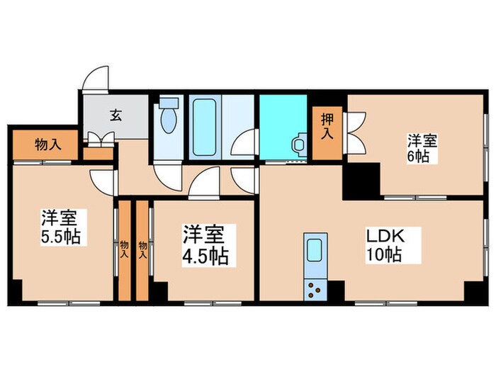ドリーム美園の物件間取画像