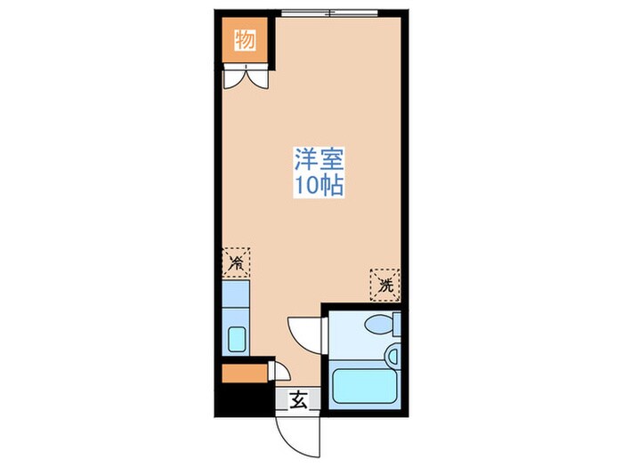 パ－クコ－ト中の島の物件間取画像