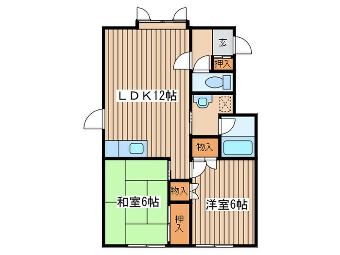 サンハイツＢの物件間取画像
