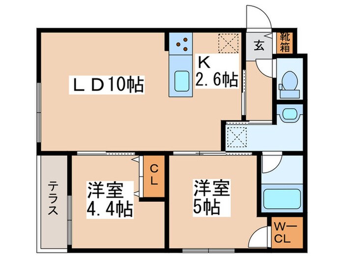 S-RESIDENCE北円山alesiaの物件間取画像