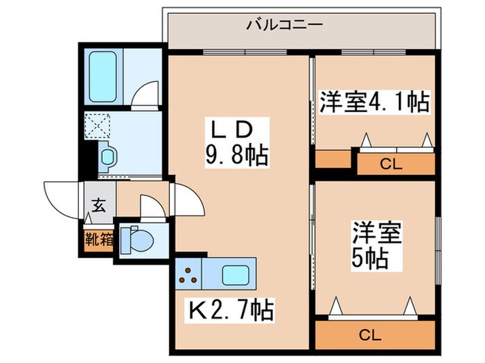 S-RESIDENCE北円山alesiaの物件間取画像