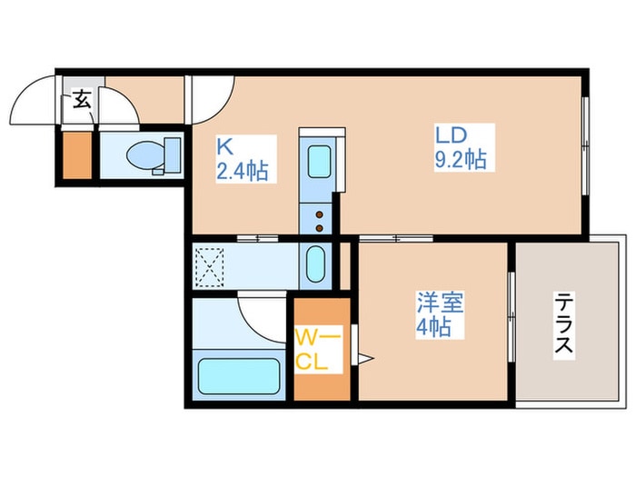 フォレスタ琴似の物件間取画像