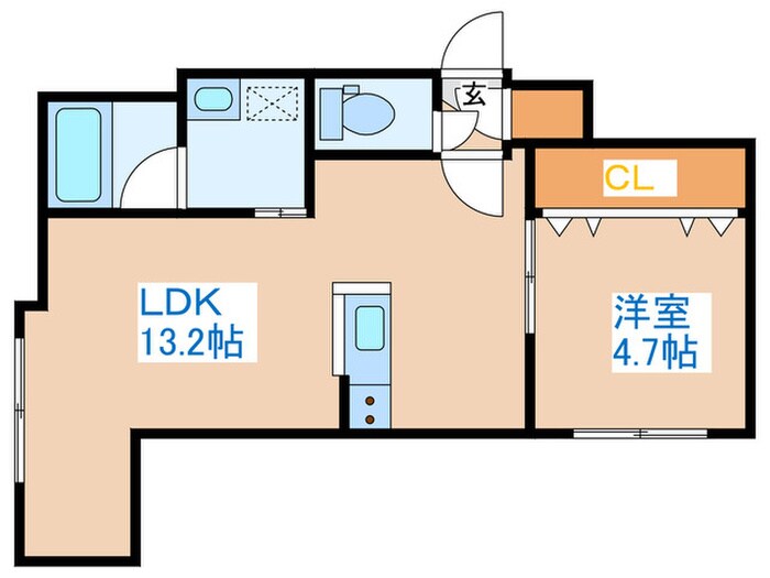 フォレスタ琴似の物件間取画像