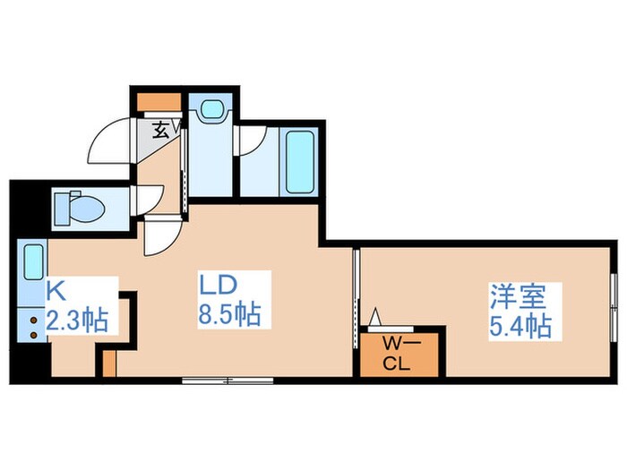 Riviera南郷の物件間取画像