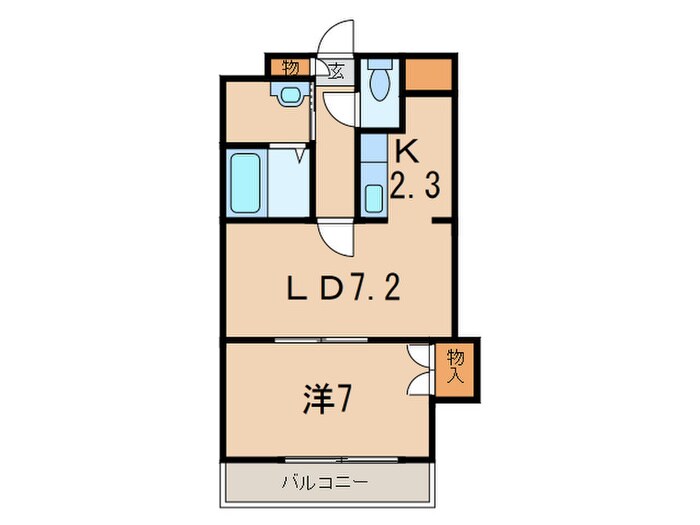 アリエスⅡの物件間取画像