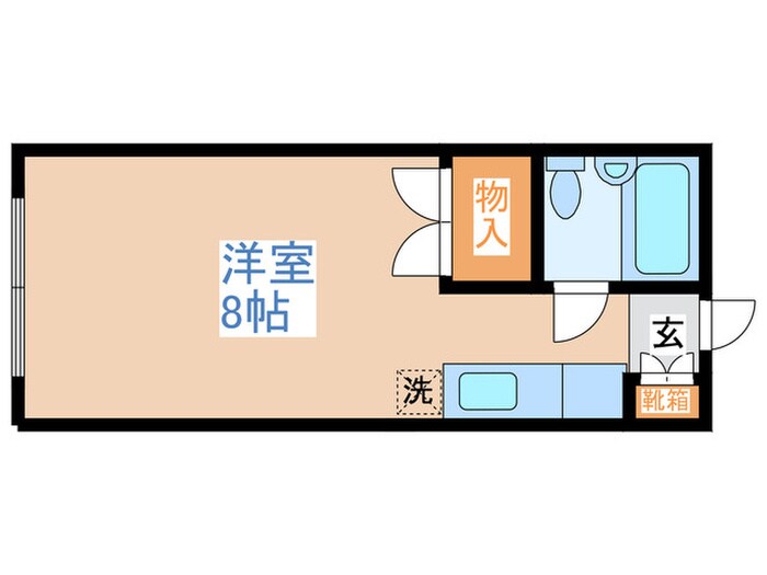 クリスタル村川の物件間取画像